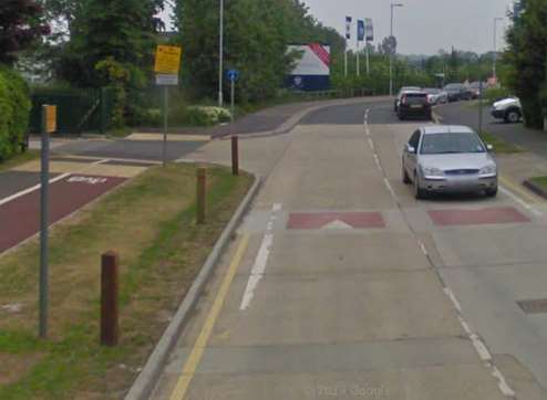The road near Fulston Manor school, Sittingbourne. Picture: Google Street View