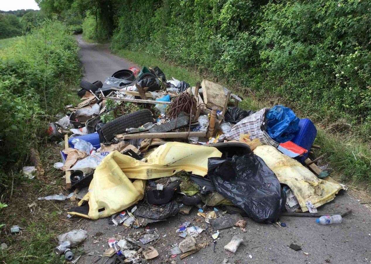 Grange Lane in Hartley was closed after the discovery. Photo: @KentHighways