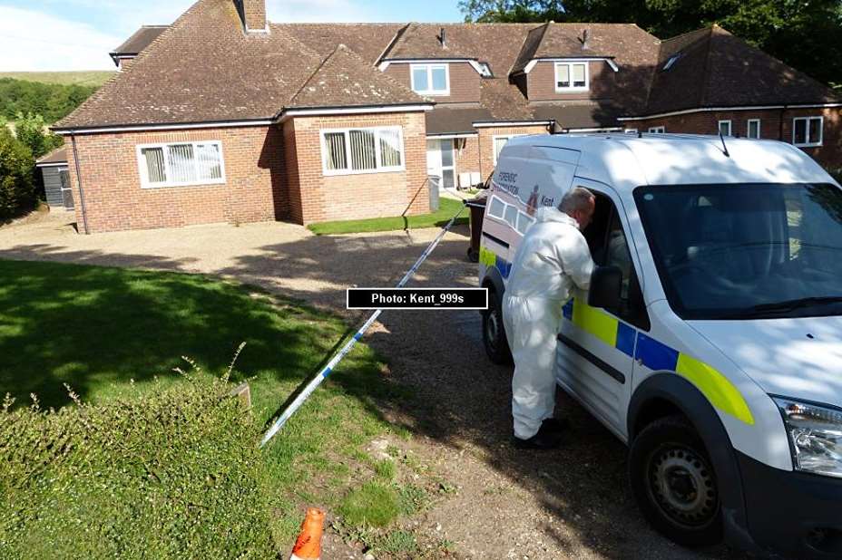Forensic teams are investigating. Pic: @Kent999s