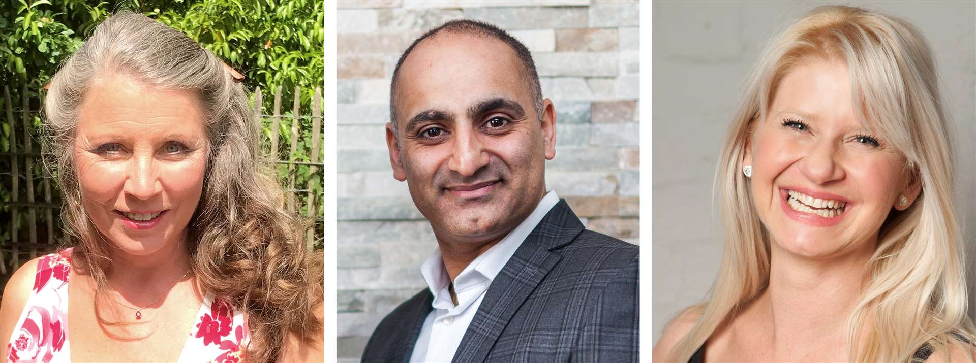 Helping hands: Women’s health physiotherapist Philippa Salmon, aesthetic fellow plastic surgeon Dr Rohit Seth and Pilates expert Sandrine Gasnier (left to right)