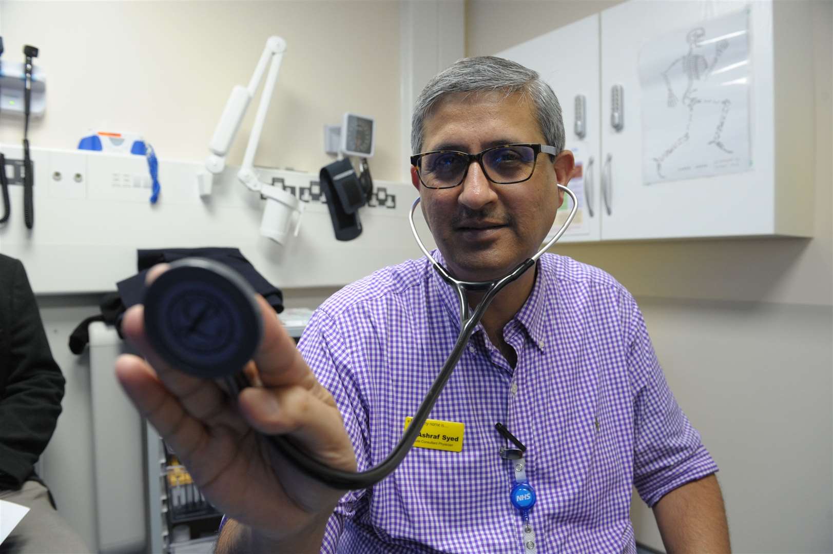 Dr Ashraf Syed has been nominated for his work in the critical care unity at Medway Maritime Hospital Windmill Road, Gillingham.Picture: Steve Crispe. (5678886)