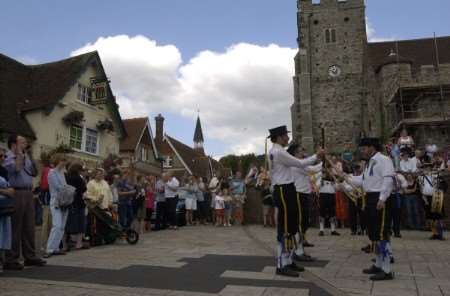 A village festival in Wrotham in 2002. Picture by Andrew Wardley