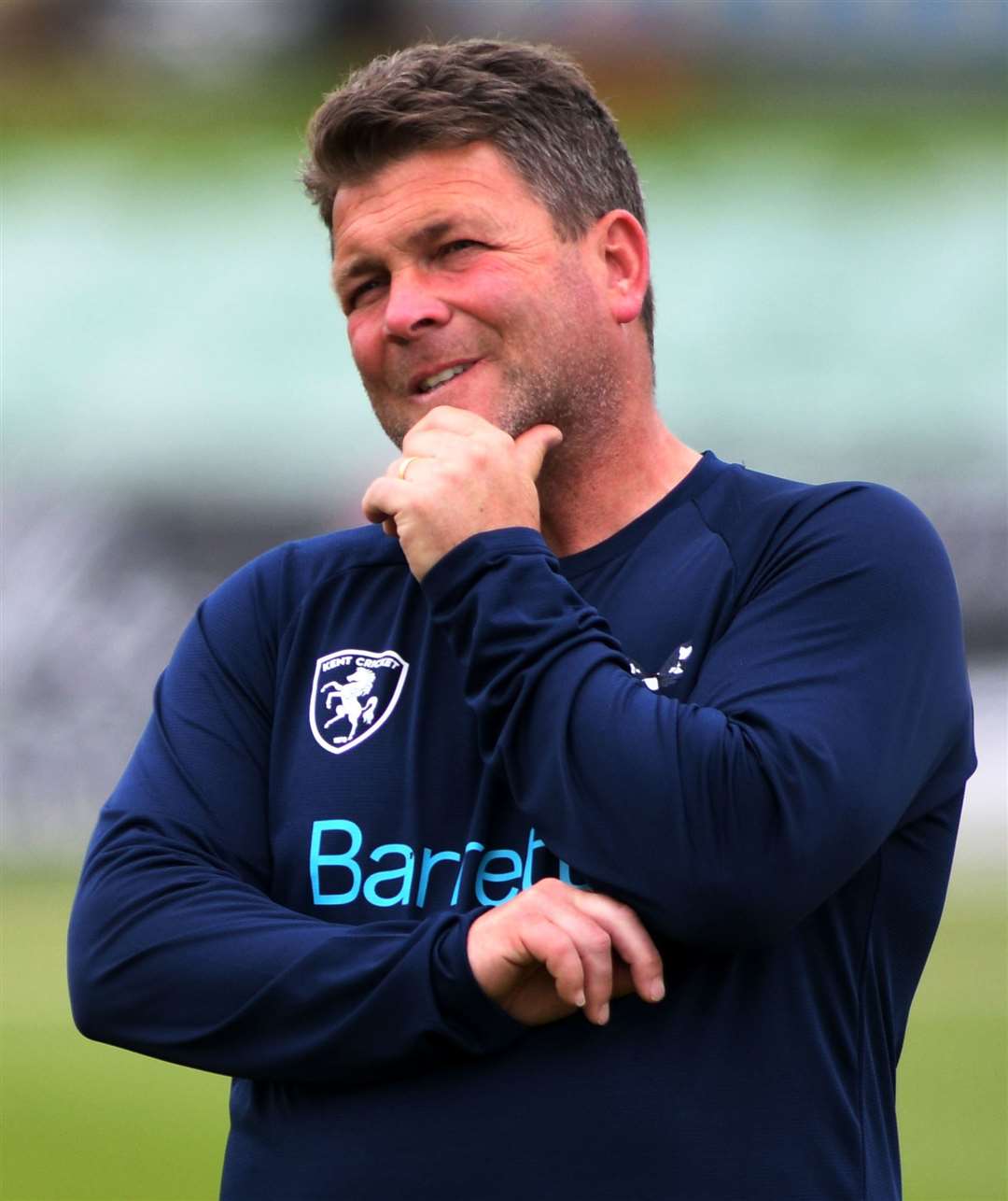 Kent head coach Matt Walker has called on his players to play more positive cricket. Picture: Barry Goodwin