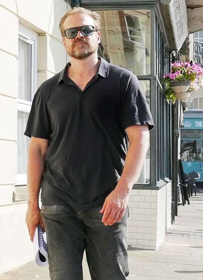David Harbour in Margate last summer. Picture: Frank Leppard