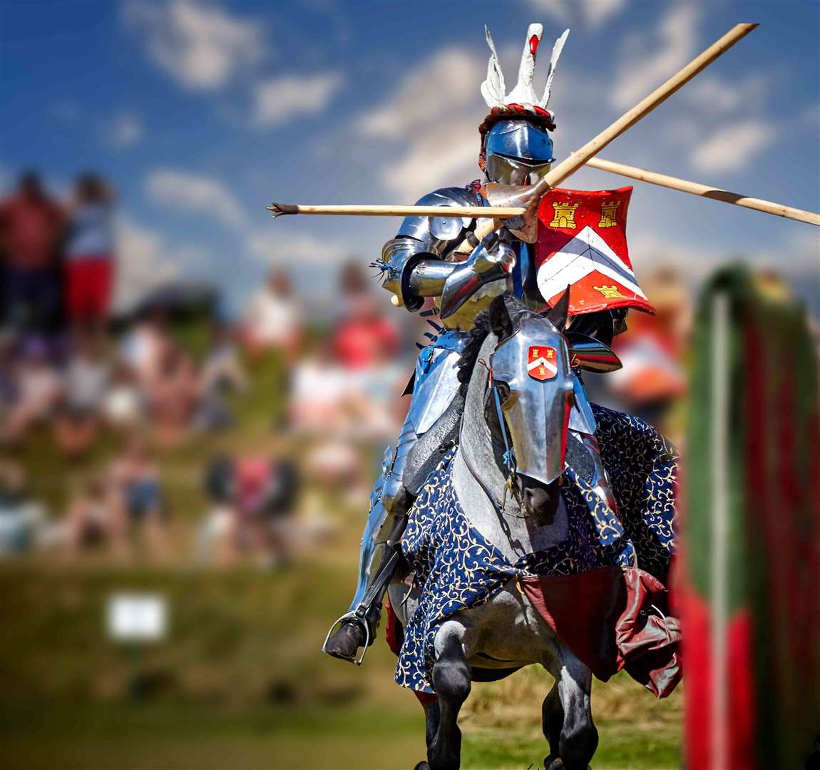 There will be jousting at Dover Castle over August bank holiday Saturday, Sunday and Monday. Picture Robert Smith