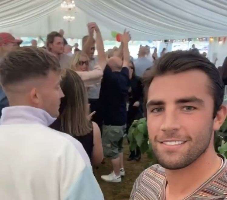 In 2020 Jack Fincham was criticised for attending the event. Picture: Instagram