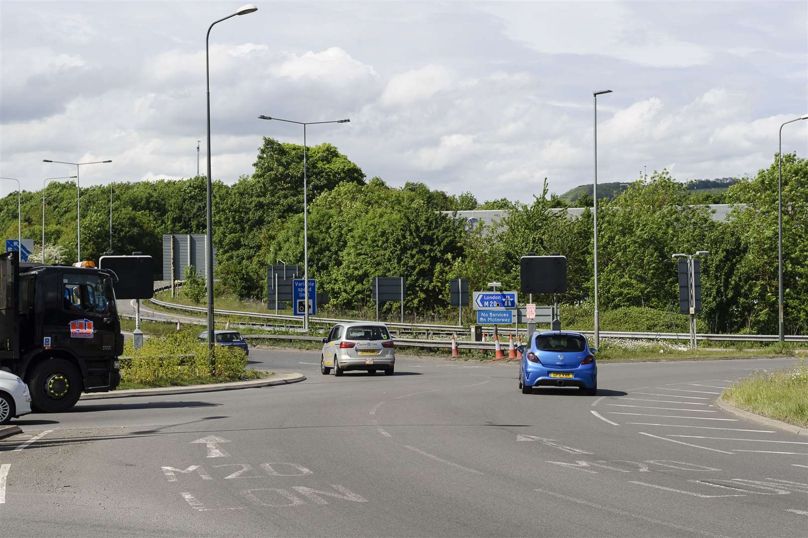 The Running Horse Roundabout, near Maidstone. Picture: Andy Payton