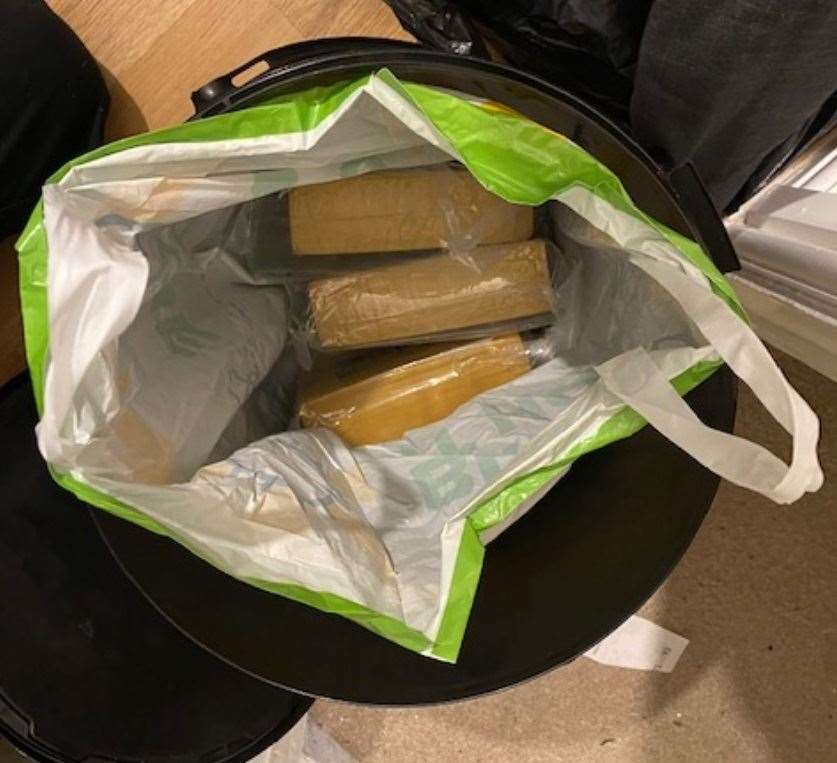 3kg of heroin was seized