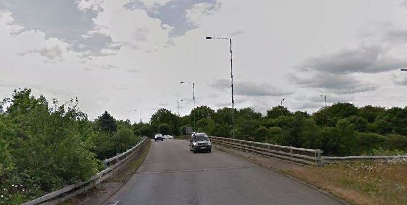Traffic was held on the A2 following concerns for a woman's welfare. Picture: Google Maps