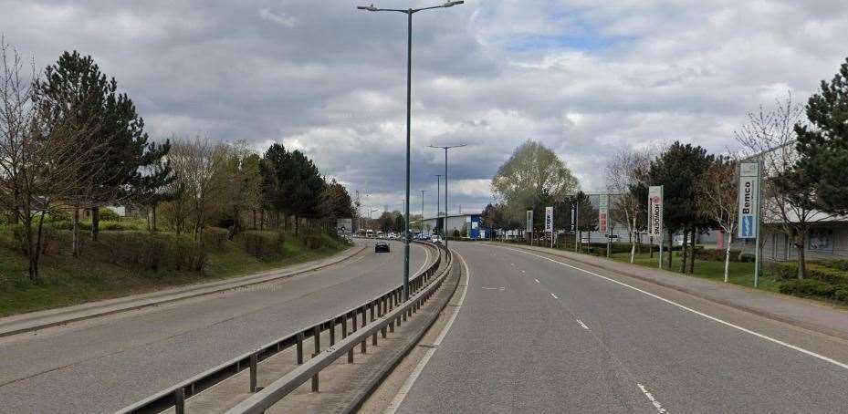 The A206 Crossways Boulevard in Greenhithe. Picture: Google Maps