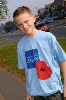George Taylor is walking 22.2 miles to raise money for the Royal British Legion in Northfleet
