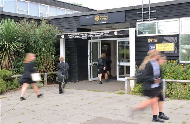 Meopham School has temporarily shut due to structural issues. Picture: Simon Hildrew