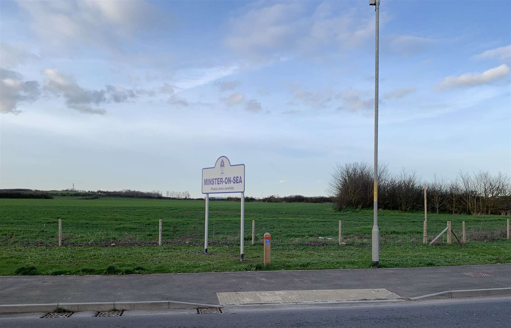 The site off Barton Hill Drive, Minster