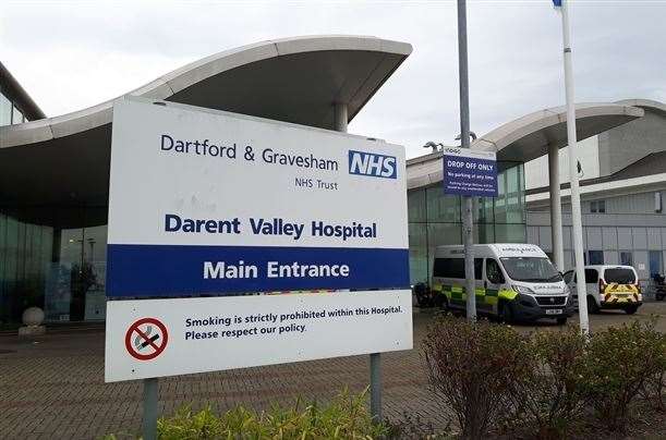 Darent Valley Hospital in Dartford.