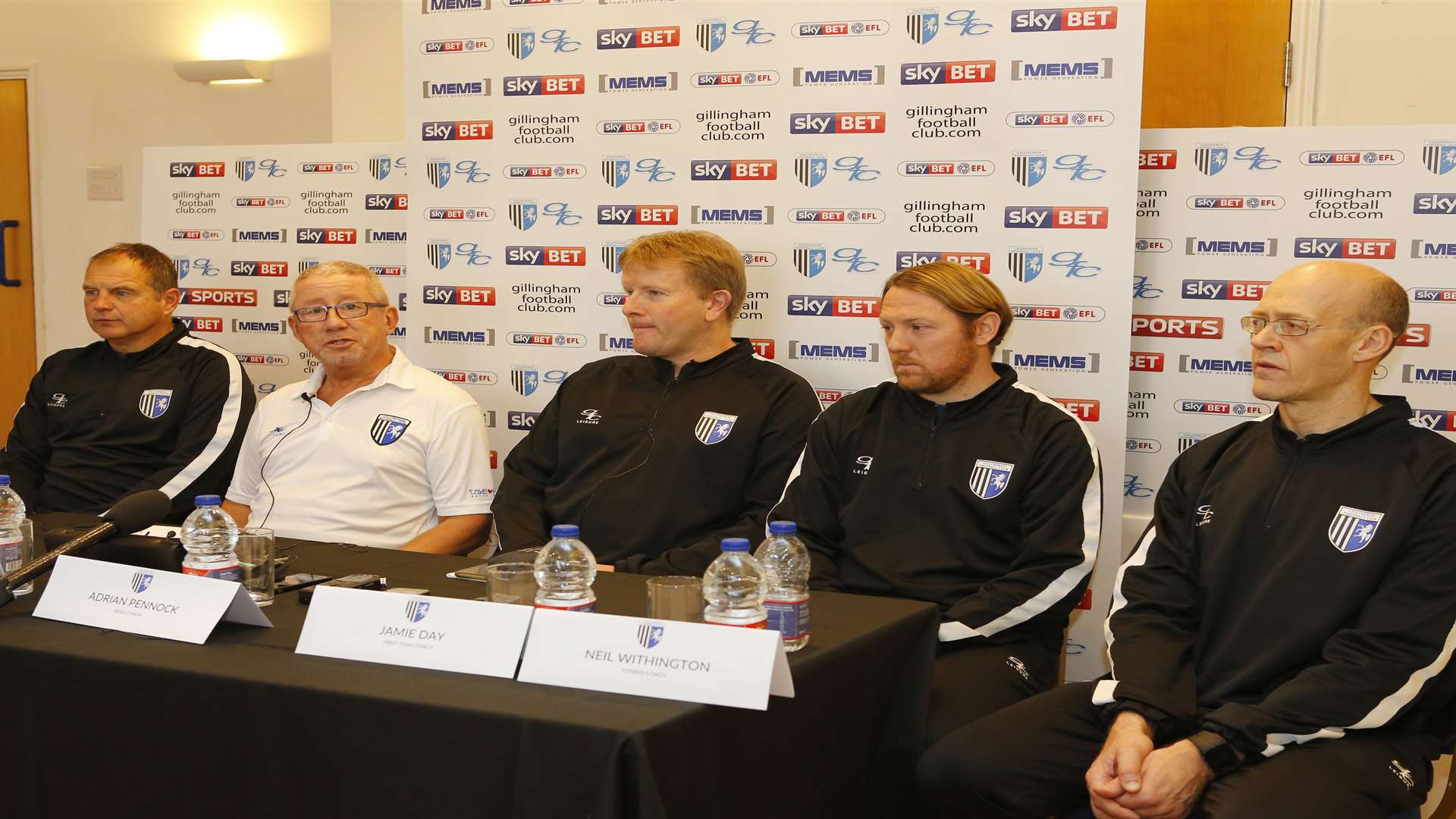 Gillingham's new management team Picture: Andy Jones