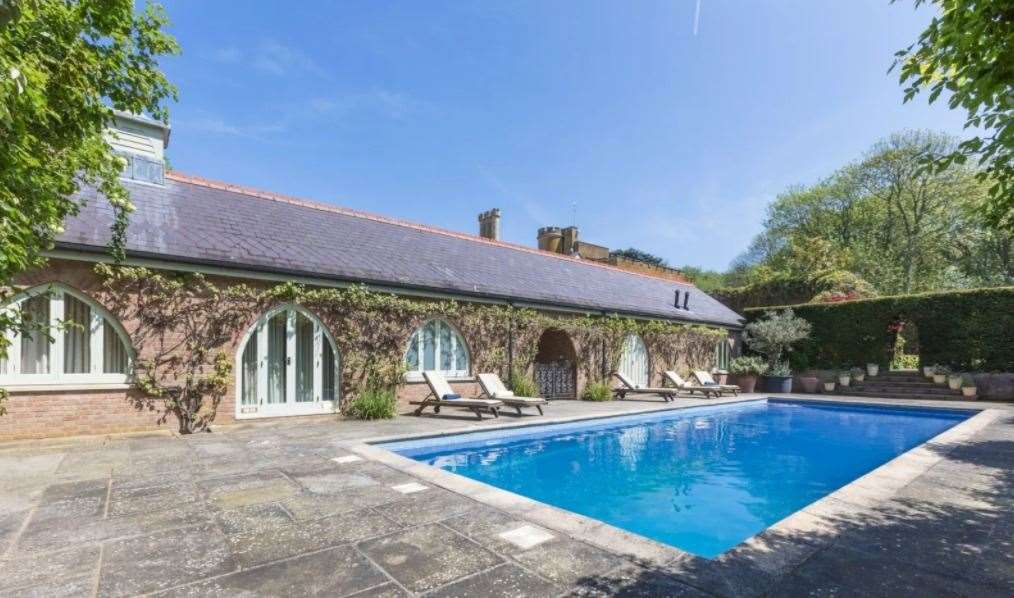 Oxney Court comes with a swimming pool Picture: UK Sotheby's International Realty - Cobham
