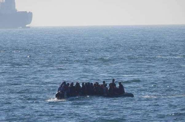 A crowded small boat in the Channel. Stock picture: NCA