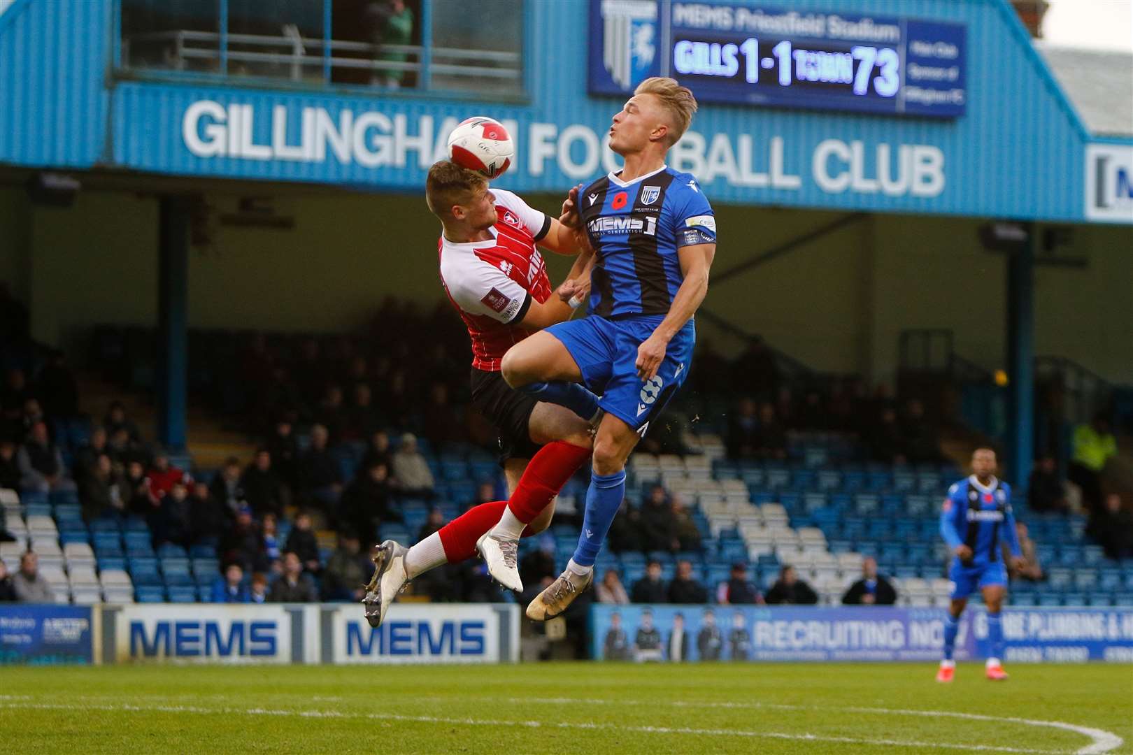 Gillingham captain Kyle Dempsey is hoping to be back this weekend. Picture: Andy Jones