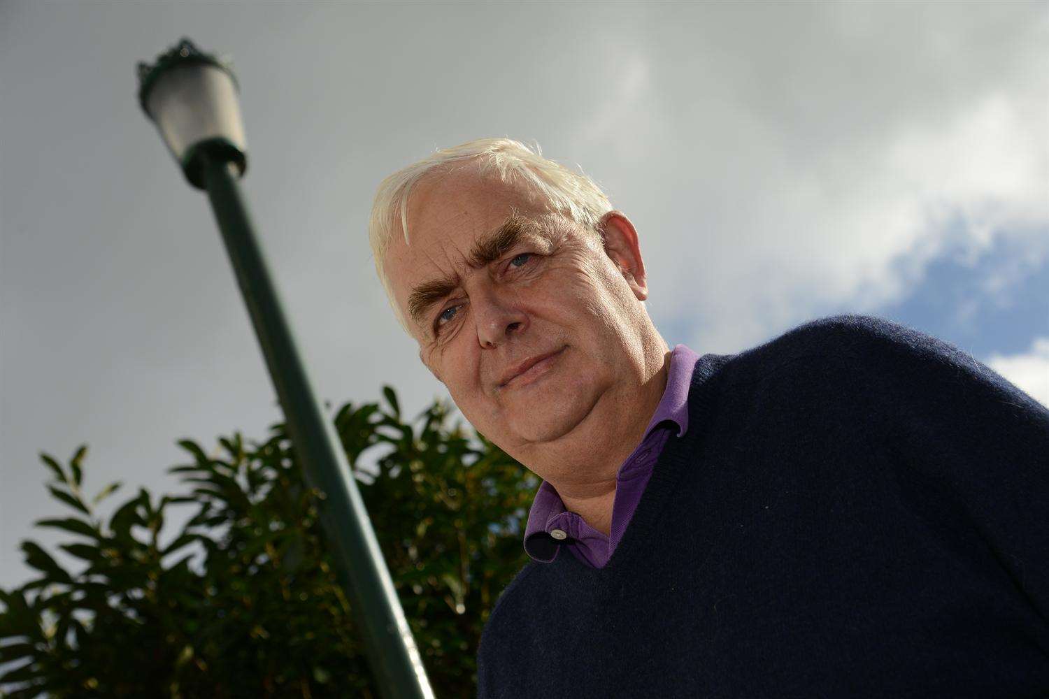 John Cobbett is concerned about the wrangles over who is responsible for maintenance of Hollingbourne's street lights. Picture: Gary Browne