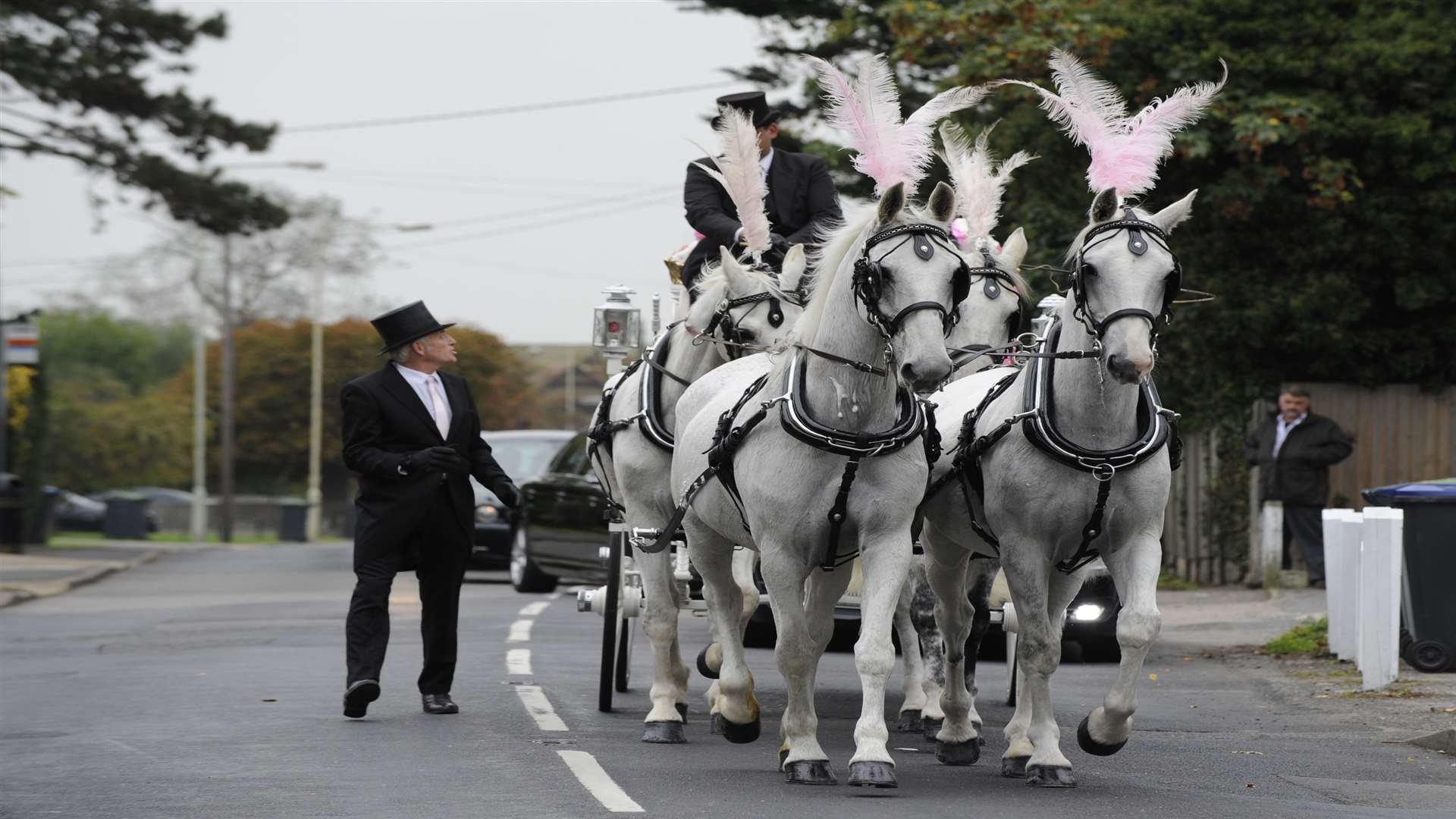 The funeral procession
