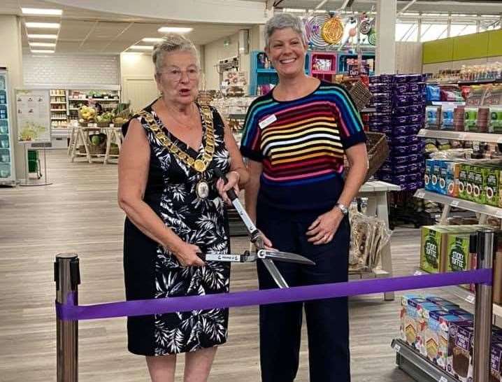 The Mayor of Dartford, Councillor Rosanna Currans, officially opened the new food hall at Millbrook Garden Centre