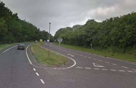 The crash happened on the A228 Maidstone Road Picture: Google