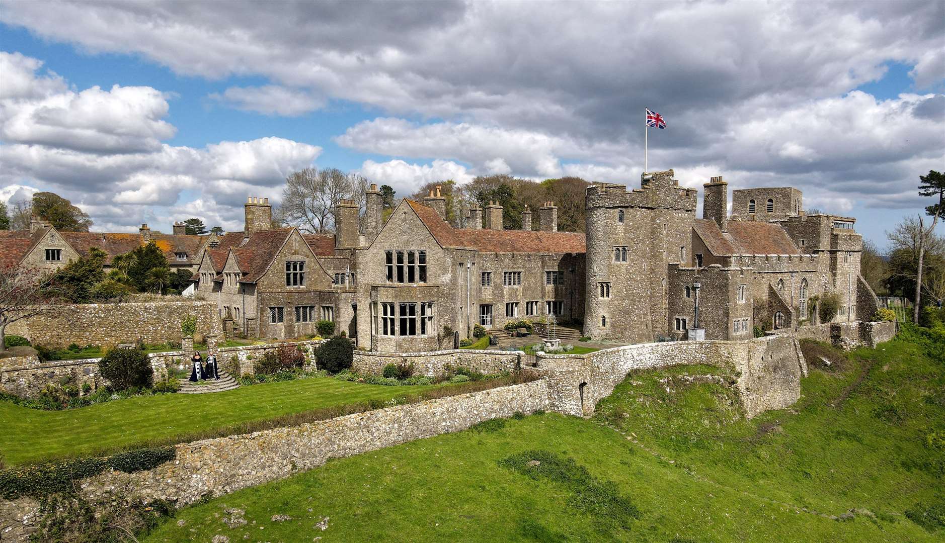 Lympne Castle went on the market originally for £15m...and sold for £5.5m