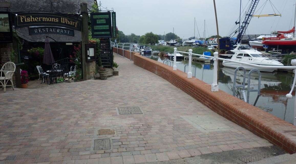 The new Quay in Sandwich