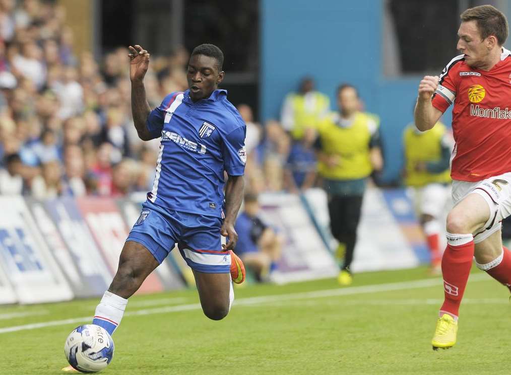 Gills winger Jermaine McGlashan is a player who can excite Picture: Barry Goodwin