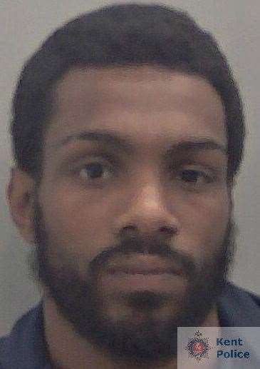 Dvontre McCalla has been jailed for a total of four years and six months. Picture: Kent Police