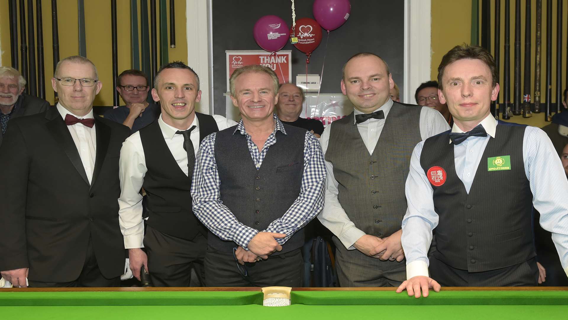 The charity snooker event.