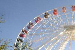 People were left stuck on the Big Wheel for about 25 minutes