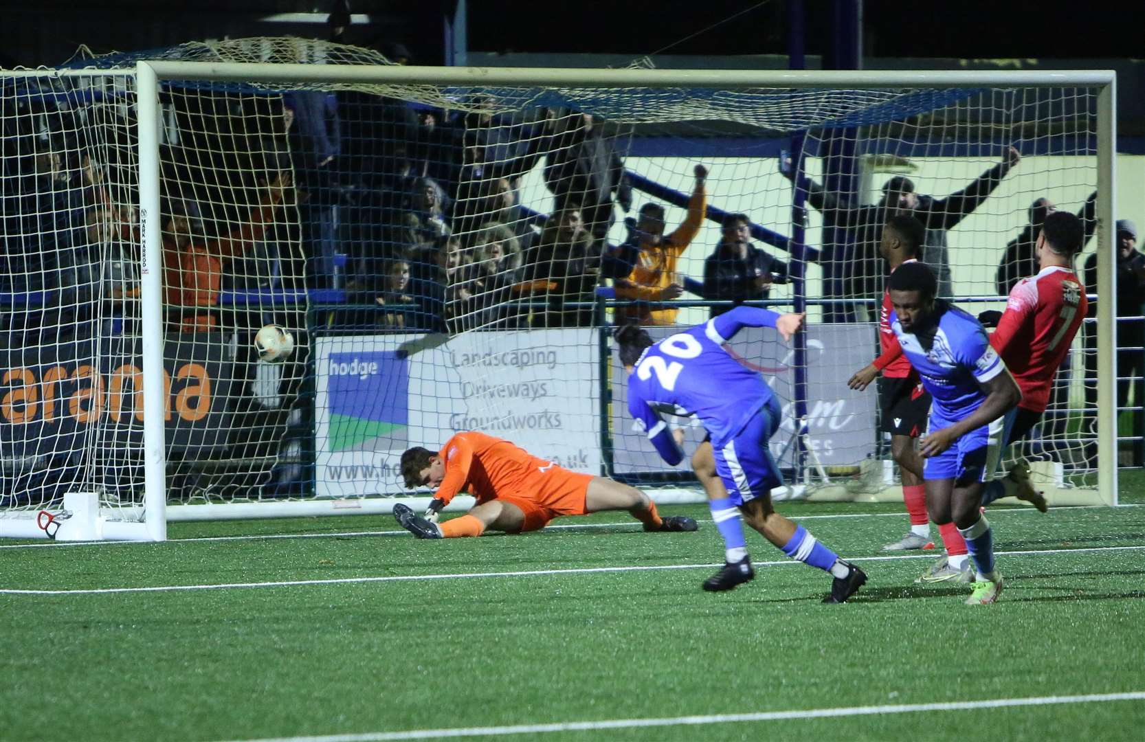 Two goals in two games for Devonte Aransibia. Picture: David Couldridge