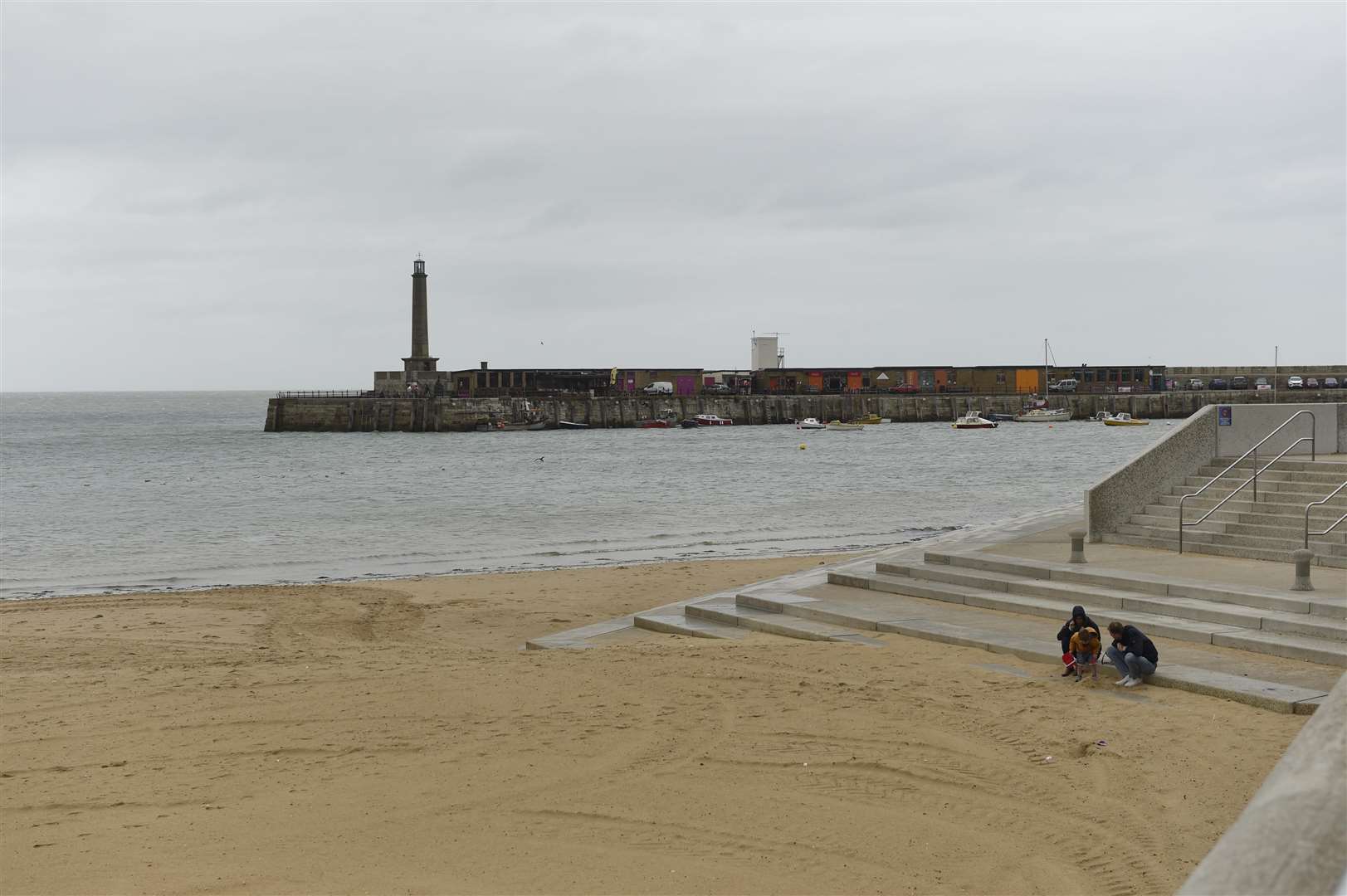 The tragedy happened at Margate harbour