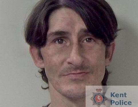 David Fisher, 41, jailed for attacking staff and police at Asda in Bouverie Place, Folkestone