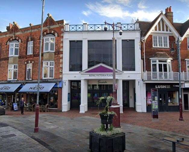 The incidents include a theft at Fenwick in the Royal Victoria Place Shopping Centre, Tunbridge Wells. Picture: Google
