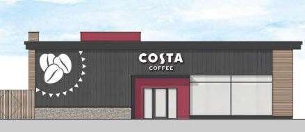 How the Costa drive-thru would look