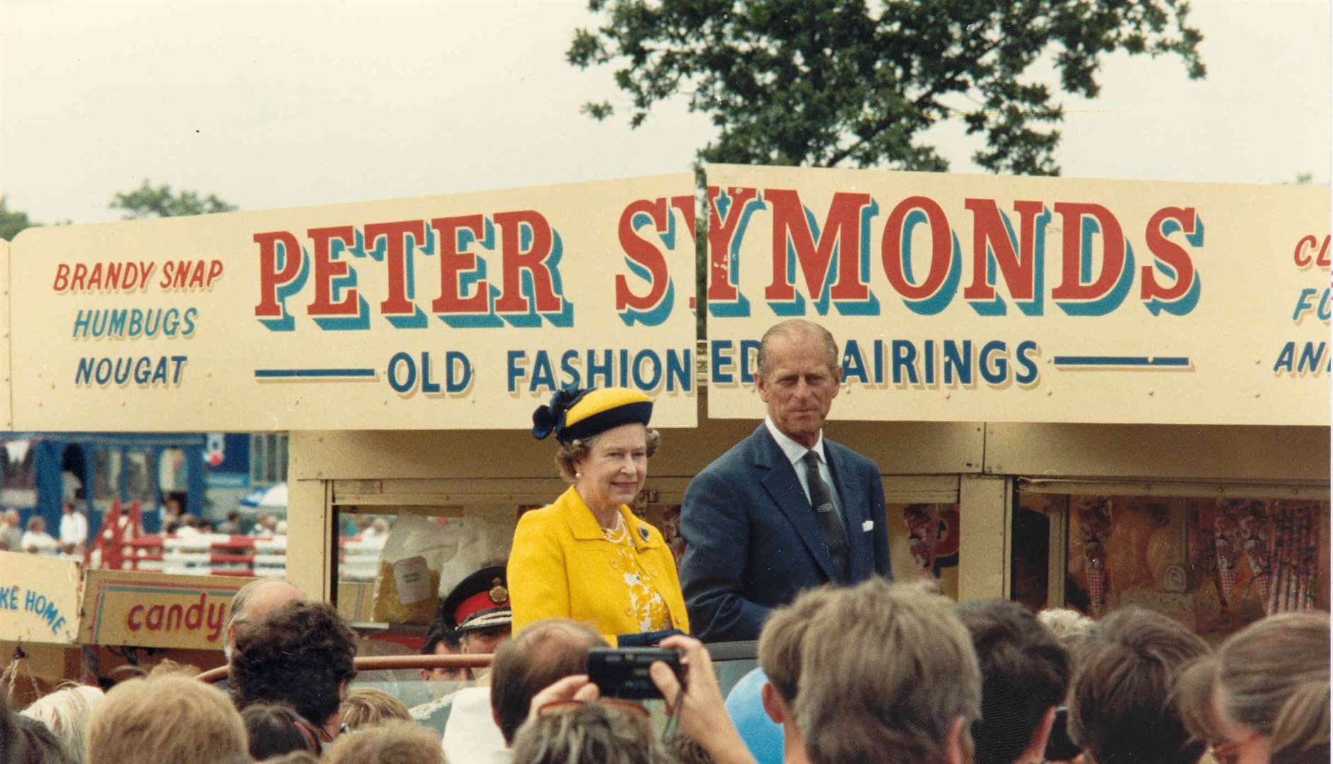 The Queen and Duke of Edinburgh visiting the County Show in Detling in July 1989