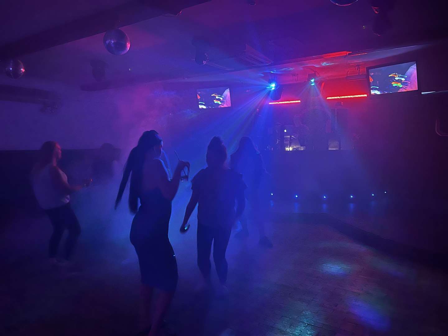 The dance floor in Life Nightclub, Sittingbourne