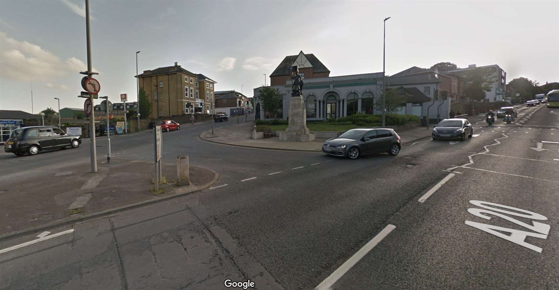 The A20 Tonbridge Road and A20 London Road will be closed for resurfacing. Picture: Google Street View