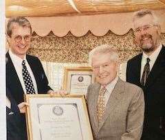 Mr Buss received an award for the best seafood restaurant in the South East from food critic Egon Ronay in 1997