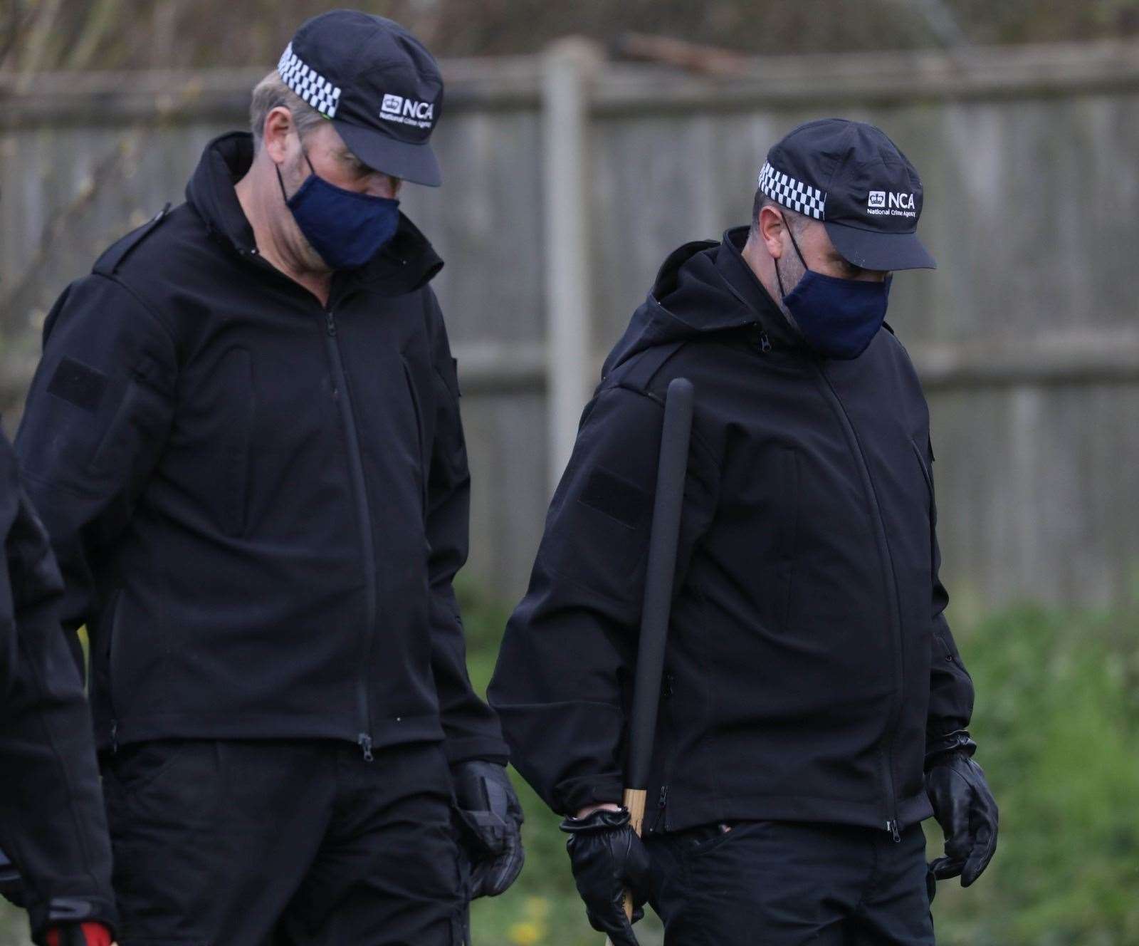 National Crime Agency officers have joined the search. Pictures: UKNIP