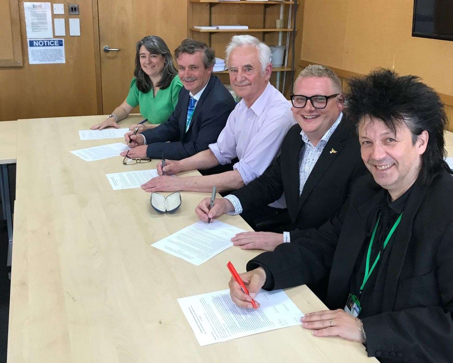 Swale council's new Co-operative Alliance signs a coalition agreement