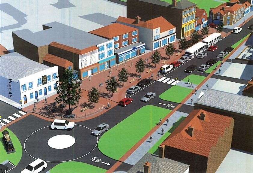 A mini-roundabout will also be constructed at the entrance to Highbury Lane replacing the existing traffic light system