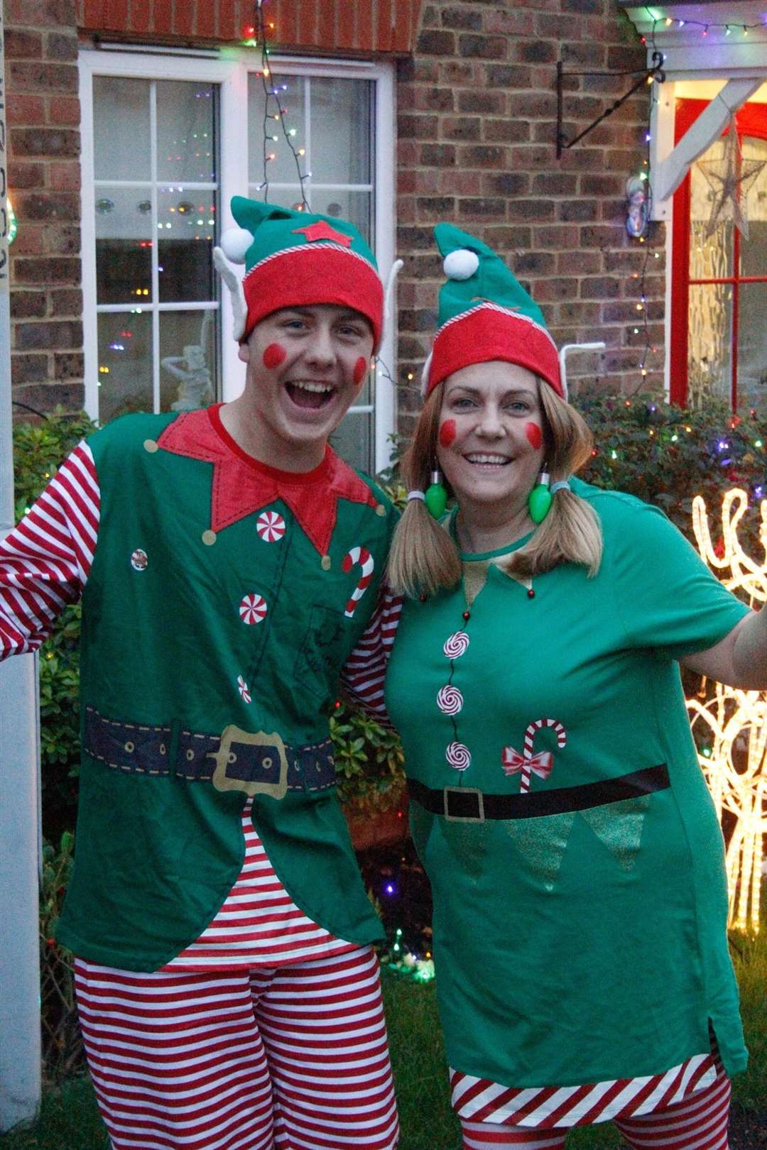 The elves are visiting homes in Swale to spread some Christmas cheer. Picture: ElvesRUs