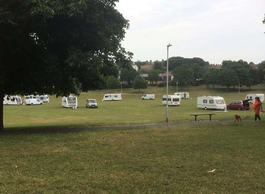 Residents fear a junior football tournament at the park this weekend may have to be cancelled