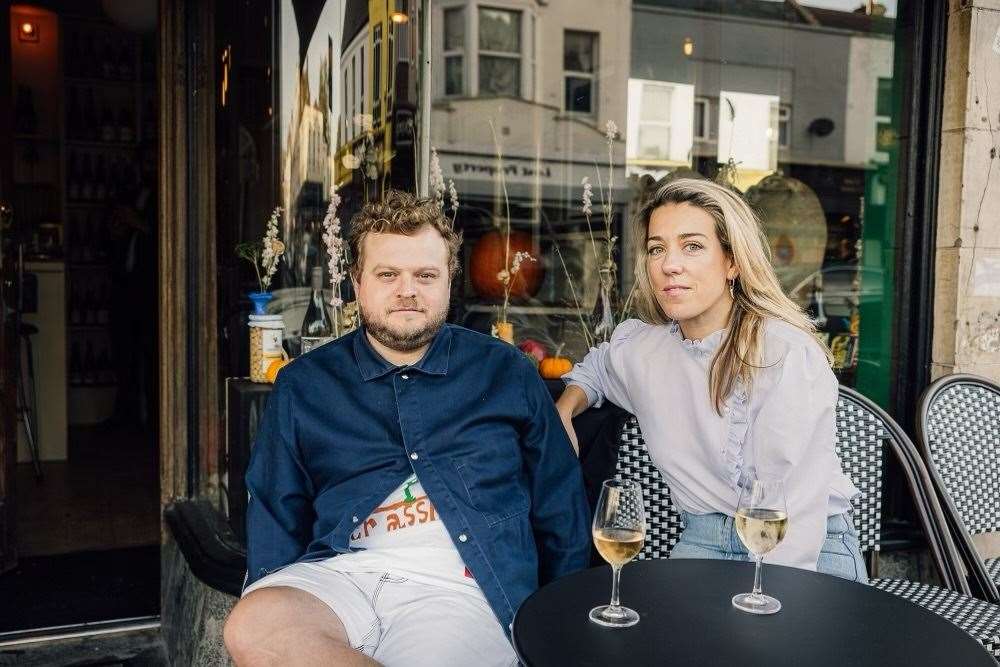 Owners of the crippled business, Natalia Ribbe and Jackson Berg. Picture: Natalia Ribbe