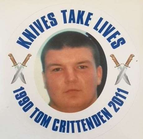 Mrs Crittenden is sharing Tom's story in a big to tackle knife crime. Picture: Glenda Crittenden