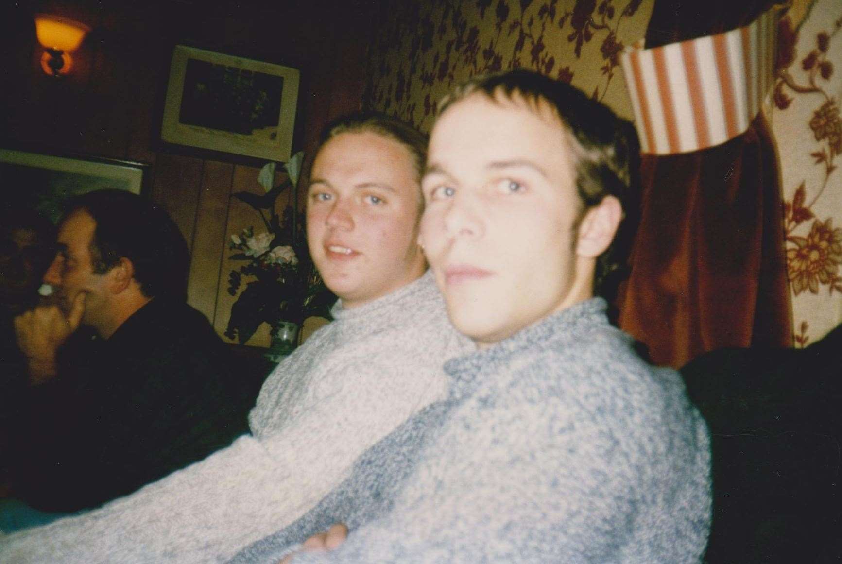 Ben Akers, left, with Steve Yates