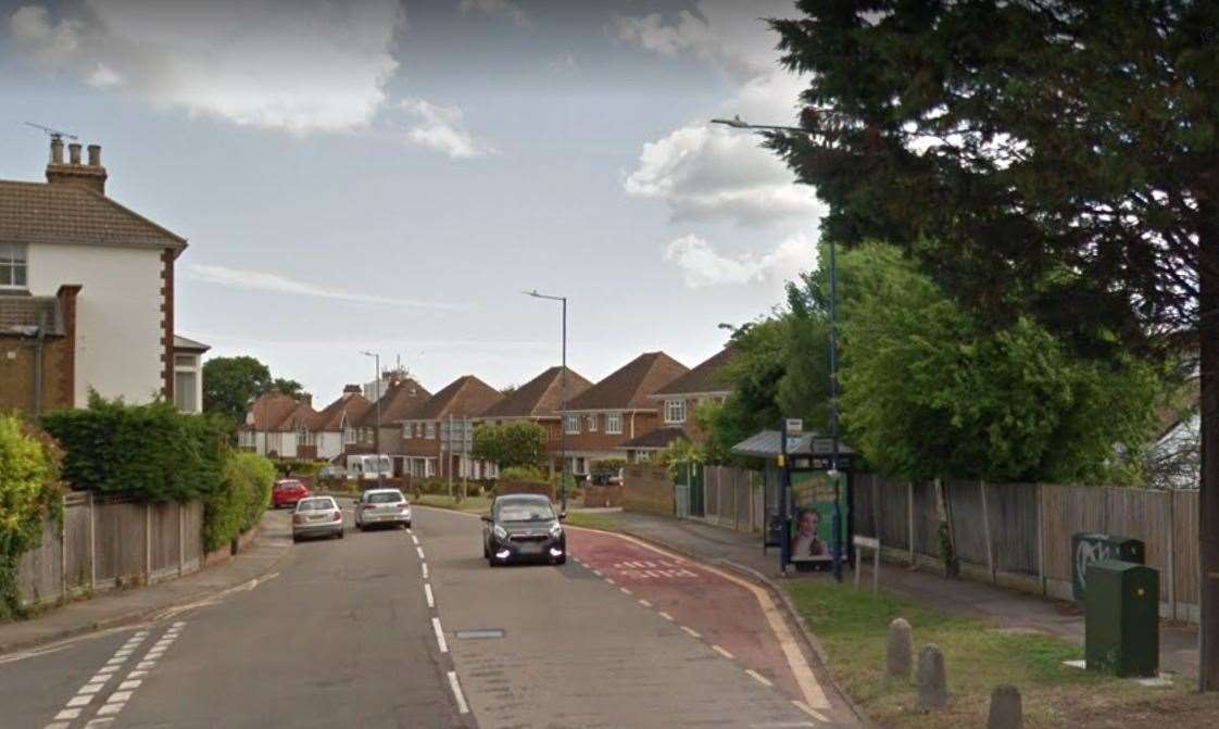 The incident happened after the teenage boy got on the bus at Tollgate in Borstal Hill, Whitstable. Picture: Google Street View